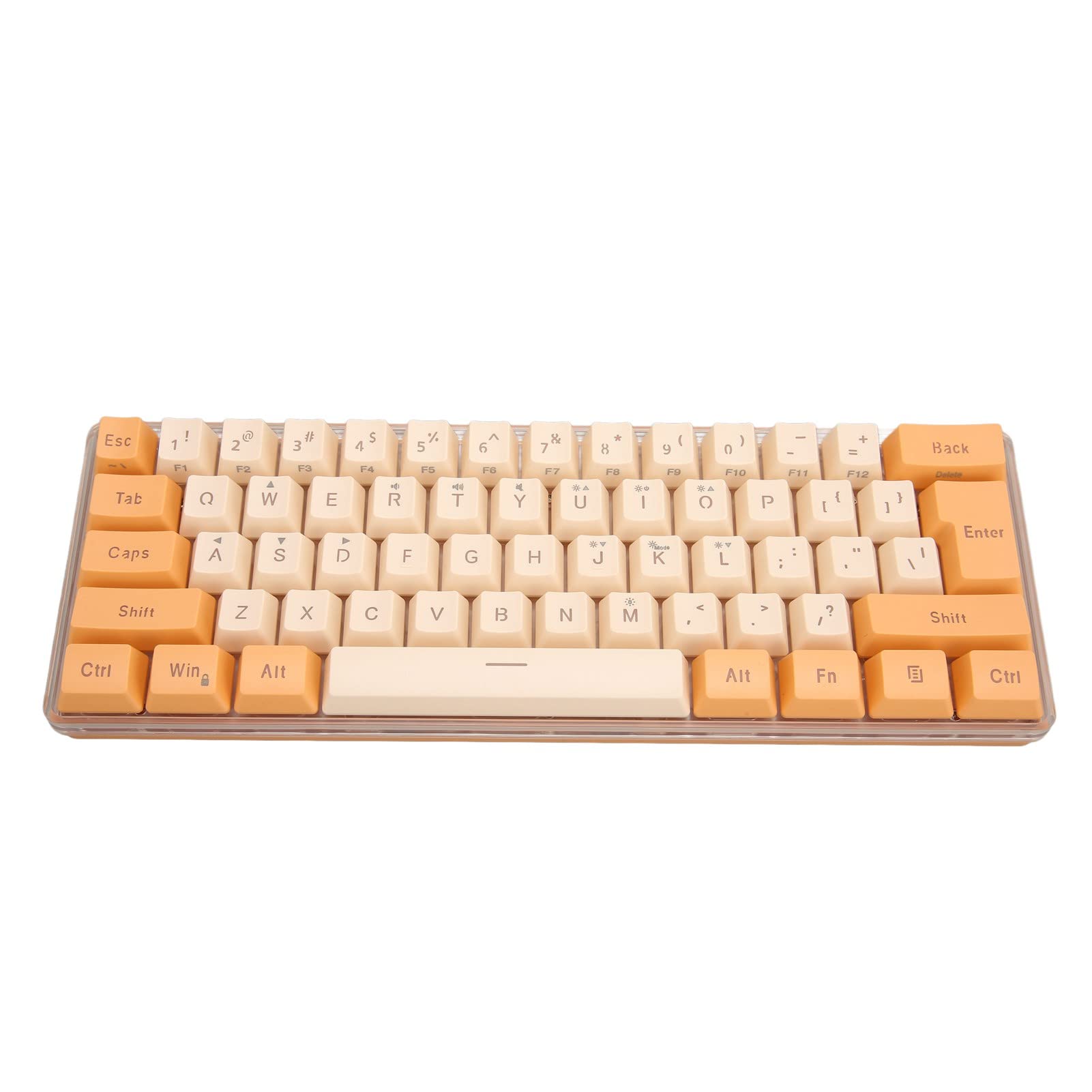 Amazon | ゲーミングキーボード、コントラストカラー超小型61キー家庭
